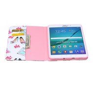 Galaxy Tab 4 10.1 Case, High Quality PU Leather Wallet Case [Card Slots] Damage Resistance and Kickstand Feature... N185