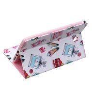 Galaxy Tab 4 10.1 Case, High Quality PU Leather Wallet Case [Card Slots] Damage Resistance and Kickstand Feature... N192