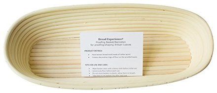 Large Oval Banneton Bread Proofing Basket 13.5 x 6 x 3 N3