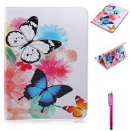 Galaxy Tab 4 10.1 Case, High Quality PU Leather Wallet Case [Card Slots] Damage Resistance and Kickstand Feature... N217