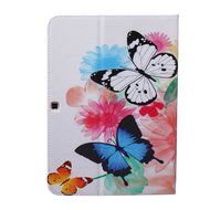 Galaxy Tab 4 10.1 Case, High Quality PU Leather Wallet Case [Card Slots] Damage Resistance and Kickstand Feature... N218