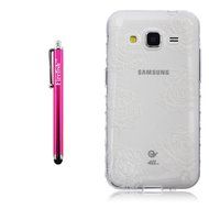 J7 Case, Firefish Colorful Pattern TPU Durable Soft TPU Back [Soft-Flex] [Shock Absorption Technology] Case for... N182