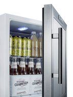 Commercially Approved Glass Door Refrigerator With Digital Thermostat N3