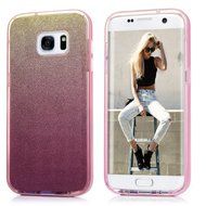 Badalink Galaxy S7 Edge Case 3 in 1 Shockproof Drop Protection Soft TPU Protective Inner Bumper + PC Frame with... N23