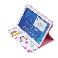 Galaxy Tab 4 10.1 Case, High Quality PU Leather Wallet Case [Card Slots] Damage Resistance and Kickstand Feature... N239