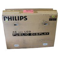 Phillips 46&quot; Professional Widescreen HDMI Full HD 1920 x 1080p Multimedia LCD Monitor BDL4640E N4