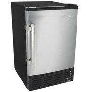 EdgeStar IB120SS Ice Maker, 12 lbs, Stainless Steel and Black N5