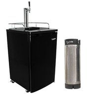 Edgestar Ultra Low Temp Home Brew Kegerator with Keg - Black N3