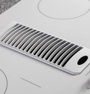 GE Profile 30" White Electric Cooktop With Downdraft N5