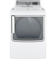 GE GTD86GSSJWS 7.8 Cu. Ft. White Gas Dryer - Energy Star N3