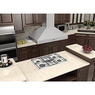 760 CFM Island Range Hood Size: 9.5" H x 36" W x 23.5" D