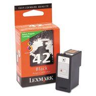 Genuine Lexmark No. 42 Black X4850X6570/X7550/X9570 -Return Prg Per Unit N5