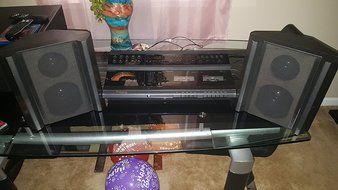 Vintage Contour Soundsys 25 - CD/Tape Deck/AM-FM/ with 2 way Speakers N2