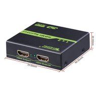 Tendak HDMI Splitter 1 in 2 out HDMI Splitter Amplifier for Dual Display Support Ultra HD 4K x 2K, 3D, Full HD... N16
