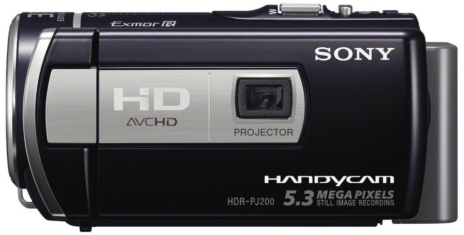 Sony HDR-PJ200E Full HD PAL Camcorder, 1920x1080 / 60i Recording, 5.3 Megapixel, 25x Optical Zoom, 2.7" Touch... N5