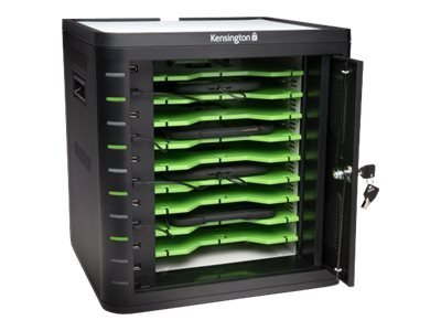Kensington K67862AM Charge & Sync Cabinet, Universal Tablet - Cabinet unit for 10 tablets... N2