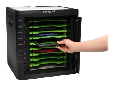 Kensington K67862AM Charge & Sync Cabinet, Universal Tablet - Cabinet unit for 10 tablets... N3