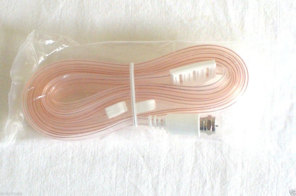 Male SCREW ON F Type FM ANTENNA 5ft X 6 FT T SHAPE SPAN Coaxial Coax