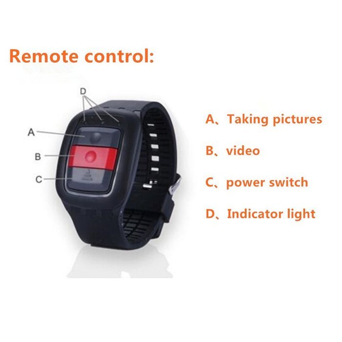 SF88B Double screen Sports Camera Watch remote control Novatek 96658 WiFi Action cameras,dual-screen 1080P camera... N4