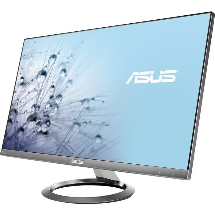 Asus - 25" IPS LED HD Monitor - Black, Space gray N3