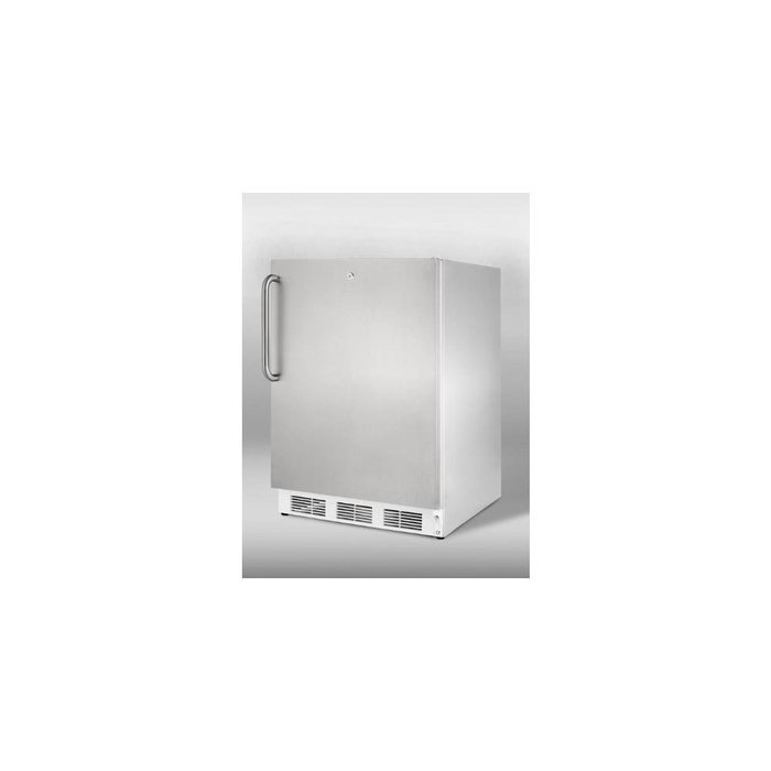 Summit AL650LCSS 24" ADA Compliant Top Freezer Refrigerator with 5.1 cu. ft. Capacity Dual Evaporator Cycle Defrost... N2
