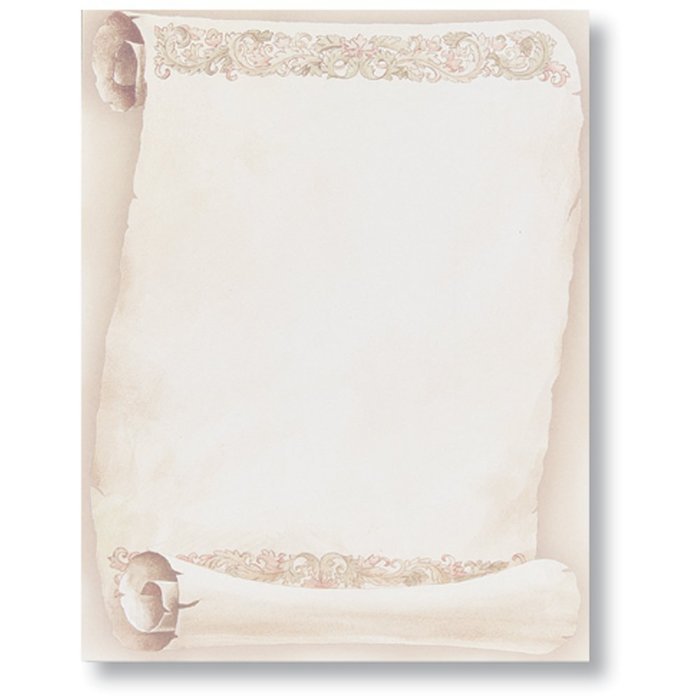 Florentine Scroll Laser & Inkjet Printer Paper