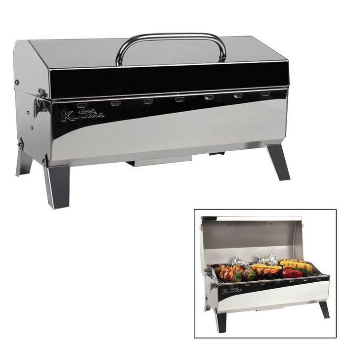 KUUMA PRODUCTS 58131 / Kuuma Stow N' Go 160 Gas Grill - 13,000BTU w/Regulator, Thermometer...