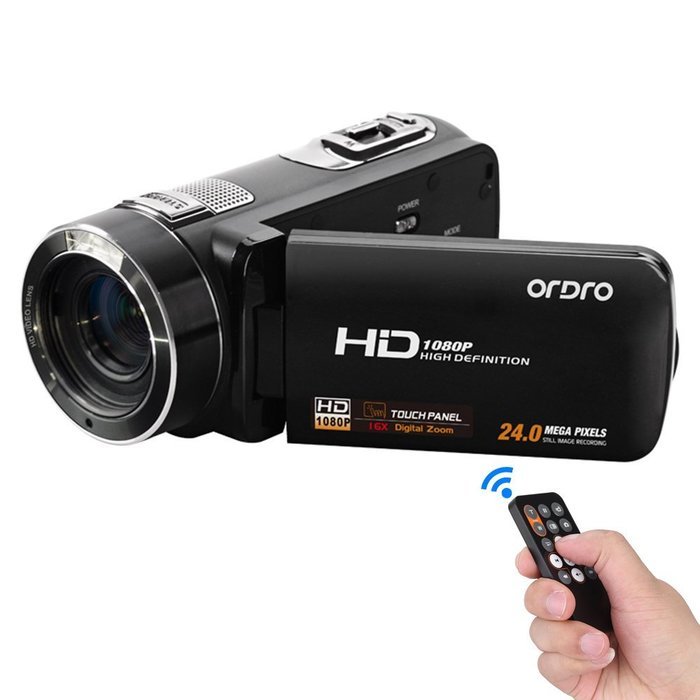 Marvie 1080p Full Hd Video Camera 16x Digital Zoom Teleconverter Wide Angle Digital Rotation Touch Screen Max... N6