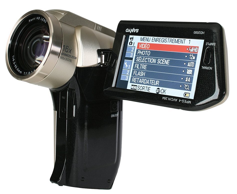 Sanyo VPC-HD2000 Xacti 8MP High Definition 1080P (Gold) [Camera] N5