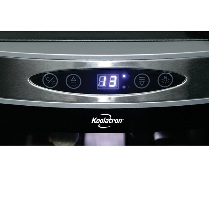 Koolatron WC12-35D Black 12 Bottle Deluxe Wine Cellar N2