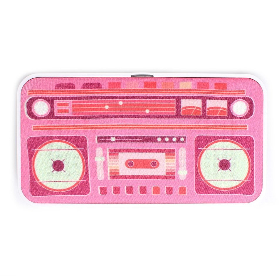 Greene + Gray Brand Personal Mobile Stereo Speaker Boombox Design, Pink N2