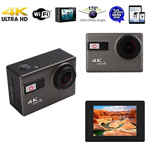 Boblov F68 Wifi Ultra HD 4K 2.0 Screen NOVATEK NT96660+SONY IMX117 Sensor 70-170 Degrees Adjustable Waterproof... N4