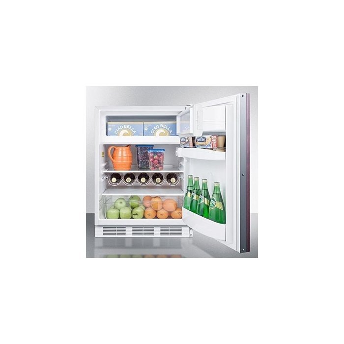 SUMMIT Built-In Undercounter Residential Use Refrigerator-Freezer - Wh N2