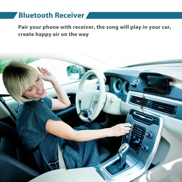 Bluetooth Transmitter/Receiver, OXOQO 2-in-1 Wireless 3.5mm Audio Adapter for TV, Wired Headphone Headset, Car... N3