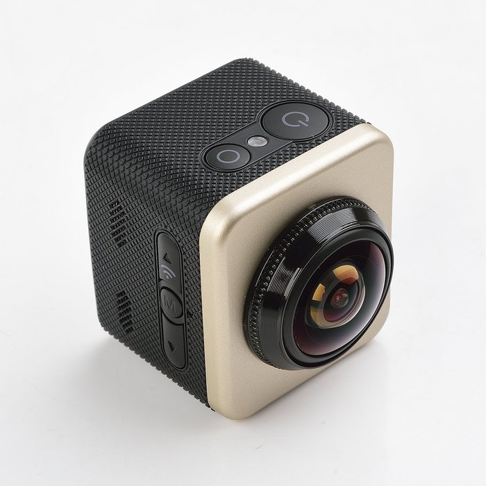 360 Action Camera, POTO 360S Ultra HD 1080P 360degree Panoramic VR Video Sport Camera Mini Camcorders Helmet Cam N5