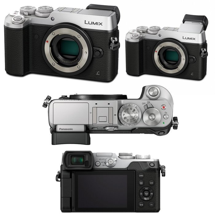 Panasonic DMC-GX8S LUMIX GX8 Mirrorless Camera (Silver, Body Only) with 35-100mm Lens and Accessory Bundle N5
