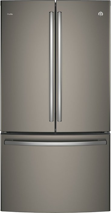 GE Profile PWE23KMKES 36" Energy Star Counter Depth French Door Refrigerator with 23.1 cu. ft. Capacity,
