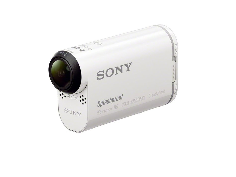 Sony HDR-AS100VR POV Action Video Camera with Live View Remote (White) N12