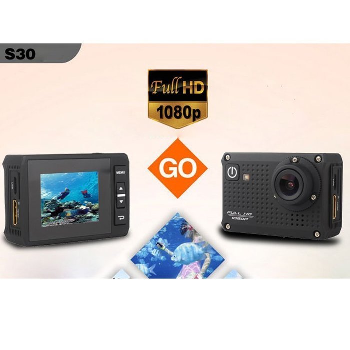 eForprice S30 Full HD 1080P 12MP Sport Digital Waterproof Camera Video Sport Camera 12 Mega Pixels H.264 2.0 Inch... N9