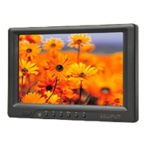 Lilliput 669GL-70NP/C/T-HB-RV 7" HDMI, DVI, VGA High Brightness, 4 Wire Touch Screen