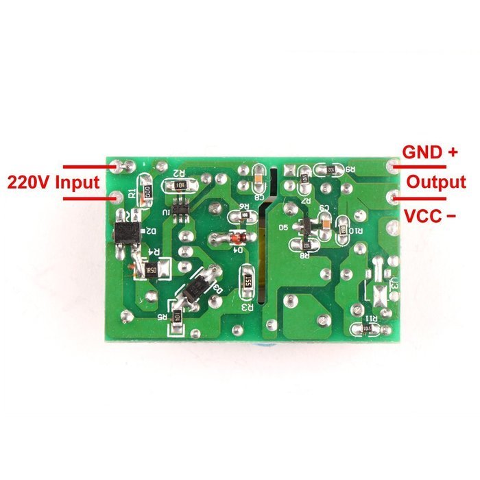 RioRand AC to DC Converter 90V~240V 110V/220V AC to 24V/400mA Adapter/Industrial/LED Switching Power Supply Board... N6