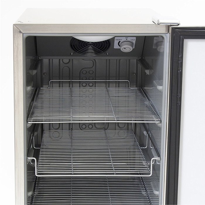 Whynter BOR-325FS Stainless Steel Indoor/Outdoor Refrigerator N8