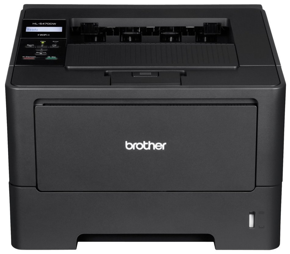 Brother Printer HL5470DW Wireless Monochrome Printer, Amazon Dash Replenishment Enabled N3