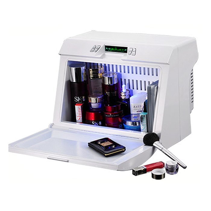 New AMEX Mishell AME-0103WN Cosmetic Cooler Mini Fridge 9.6L N2