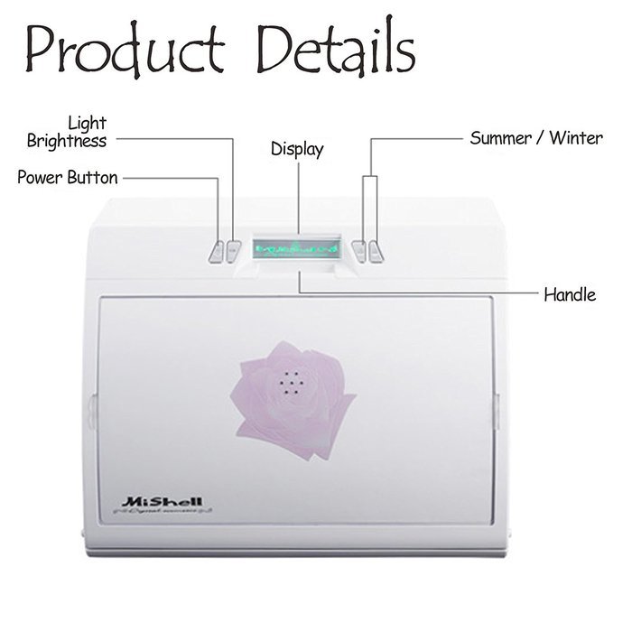 New AMEX Mishell AME-0103WN Cosmetic Cooler Mini Fridge 9.6L N3