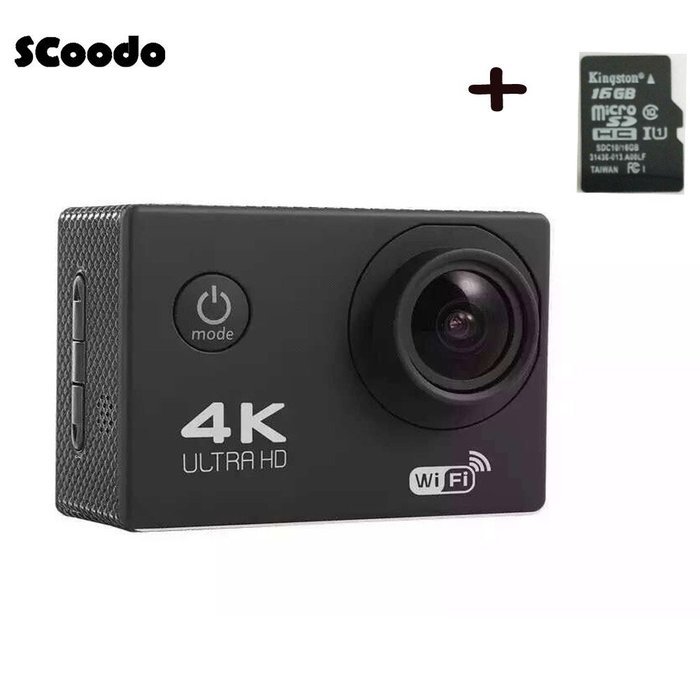 scoodo&reg; Waterproof 30m 12MP 2.0 inch WIFI Ultra-HD 4K Action DV Camcorder Sports Camera with 170 Degree Fish-eye... N2