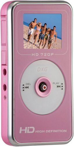 DXG DXG-567VPC 5.0 Megapixel High-Definition Pocket Digital Video Camera In Clamshell (Pink)