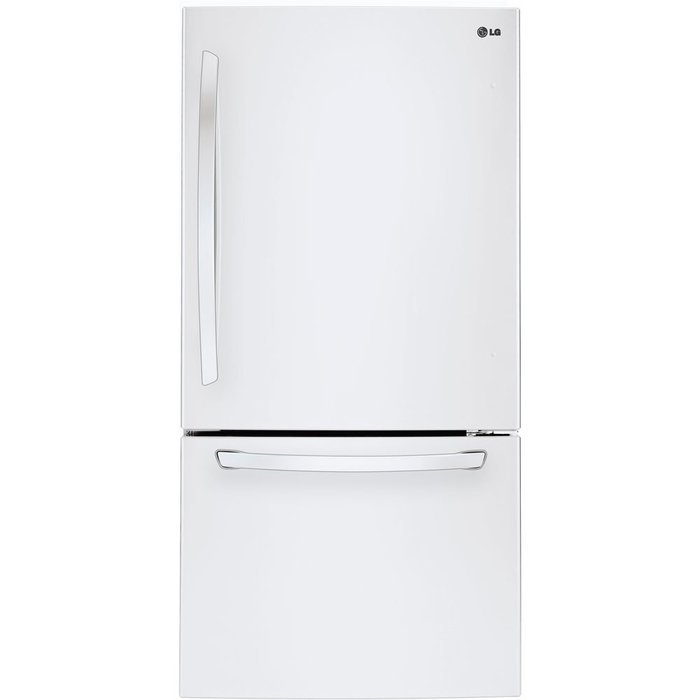 LG LDCS24223W 24 cu.ft. 2D Bottom Mount, 33" Wide, Drawer