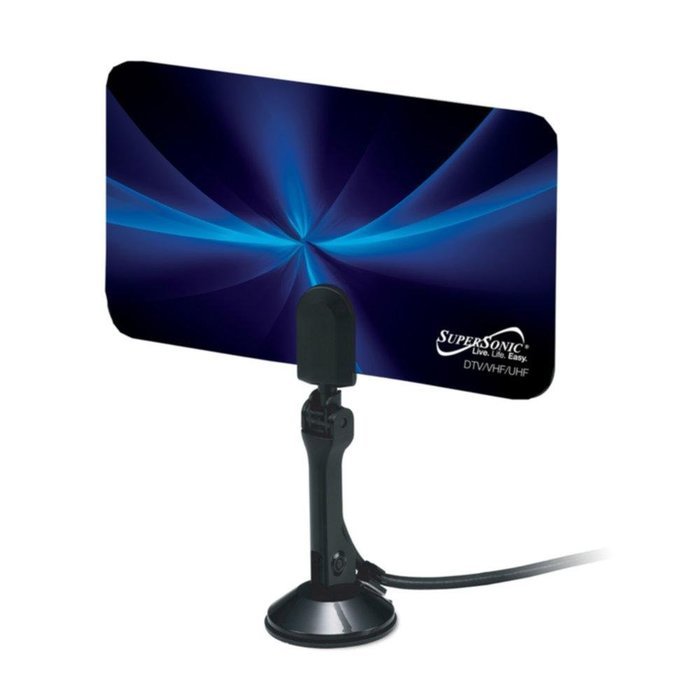 Supersonic SC-607 Flat Digital HDTV Antenna With VHF and UHF Frequency Range consumer electronics