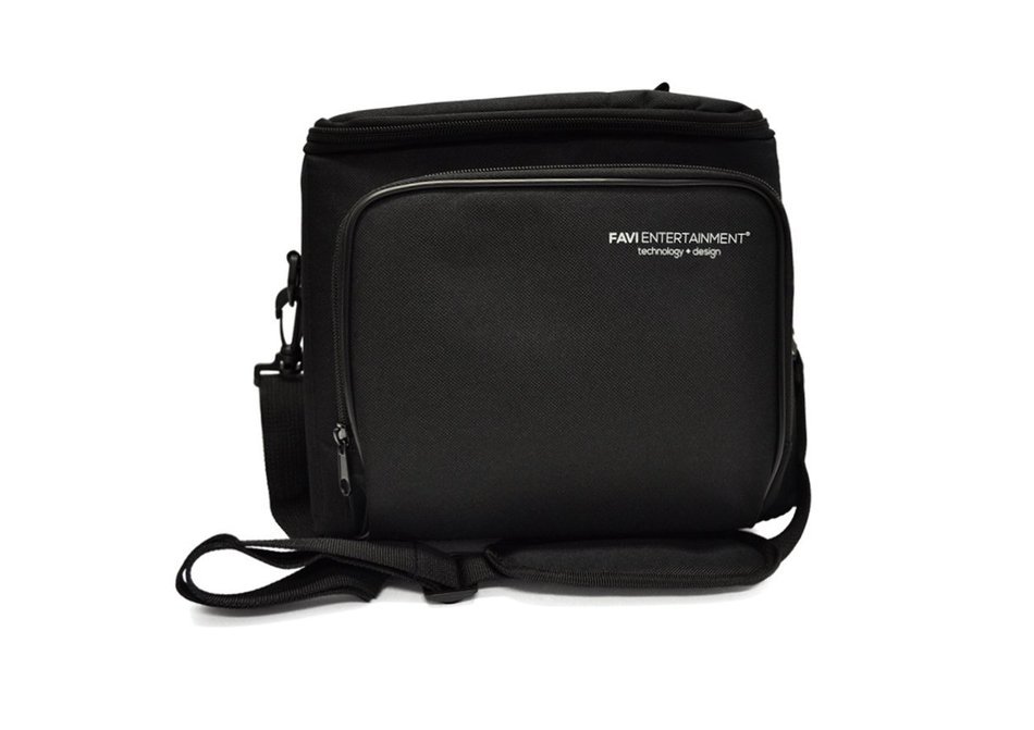 FAVI Universal Video Projector Travel Bag - US Version (Includes Warranty) - Black (FE-LG-BAG-BL) N11